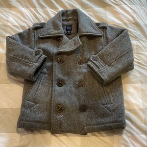 BabyGap Grey Wool Peacoat